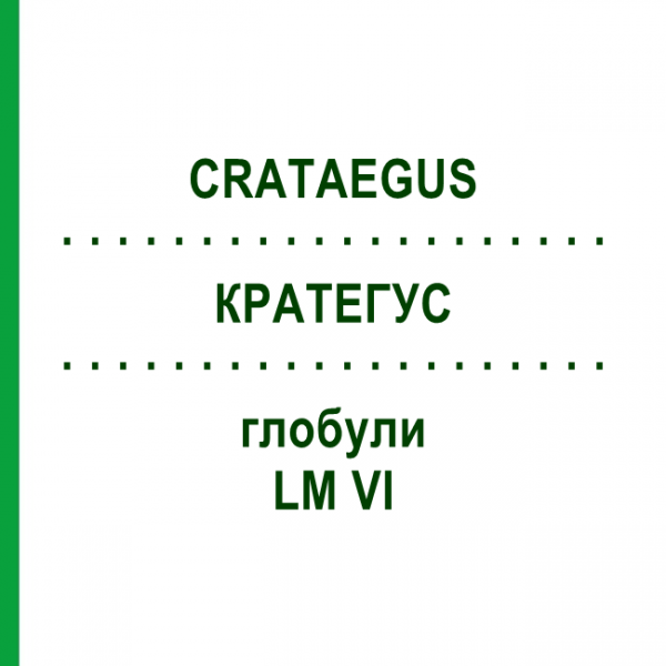 КРАТЕГУС (CRATAEGUS) LM VI глобули 5 г - Гомеопатия DHU