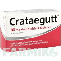 КРАТЕГУТТ (CRATAEGUTT) 80 мг таблетки 100 шт - Листя глоду DR.WILLMAR SCHWABE