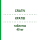 КРАТІВ (CRATIV) 40 мг таблетки 28 шт - Розувастатин AGIPS FARMACEUTICI