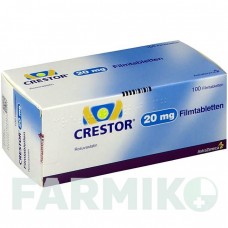 КРЕСТОР (CRESTOR) 20 мг таблетки 100 шт - Розувастатин ASTRAZENECA
