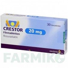 КРЕСТОР (CRESTOR) 20 мг таблетки 100 шт - Розувастатин EURIMPHARM
