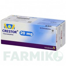 КРЕСТОР (CRESTOR) 20 мг таблетки 30 шт - Розувастатин KOHLPHARMA