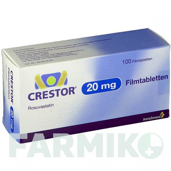 КРЕСТОР (CRESTOR) 20 мг таблетки 100 шт - Розувастатин ORIFARM