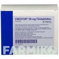 КРЕСТОР (CRESTOR) 20 мг таблетки 100 шт - Розувастатин PHARMA GERKE