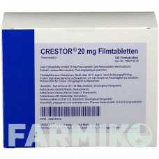 КРЕСТОР (CRESTOR) 20 мг таблетки 100 шт - Розувастатин PHARMA GERKE