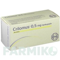 КРИЛОМУС (CRILOMUS) 0,5 мг капсули 50 шт - Такролімус HEXAL