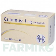 КРИЛОМУС (CRILOMUS) 1 мг капсули 100 шт - Такролімус HEXAL