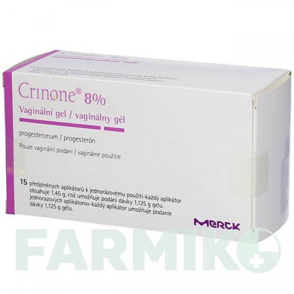 КРИНОН (CRINONE) 8% гель 15 шт - Прогестерон ACA MULLER-ADAG PHARMA