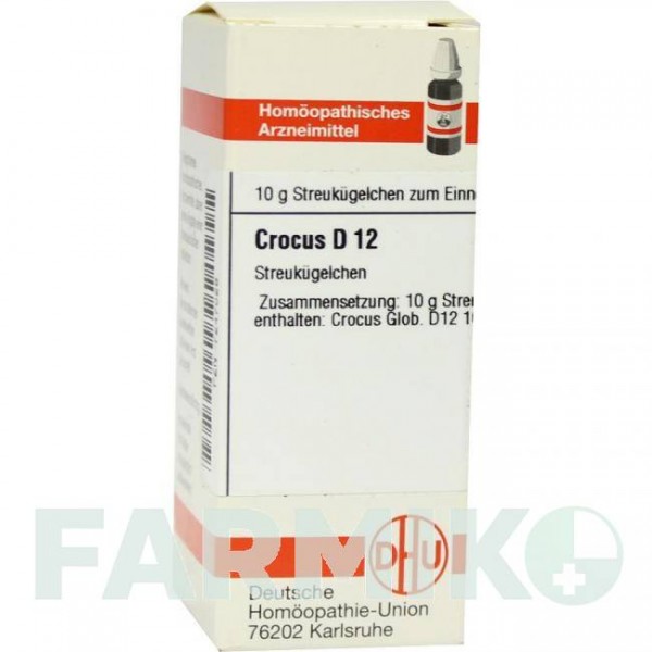 КРОКУС (CROCUS) D 12 глобули 10 г - Гомеопатия DHU