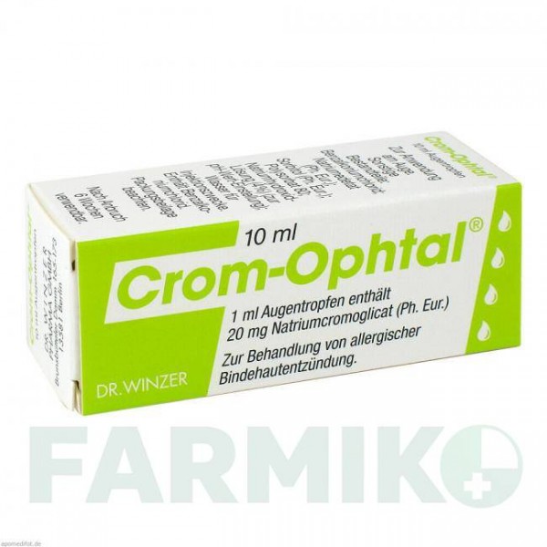 КРОМ ОФТАЛ (CROM OPHTAL) капли 10 мл - Кромоглициевая кислота DR.WINZER PHARMA
