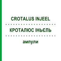 КРОТАЛЮС ІНЬЄЛЬ (CROTALUS INJEEL) ампули 100 шт - Гомеопатія BIOLOGISCHE HEILMITTEL HEEL