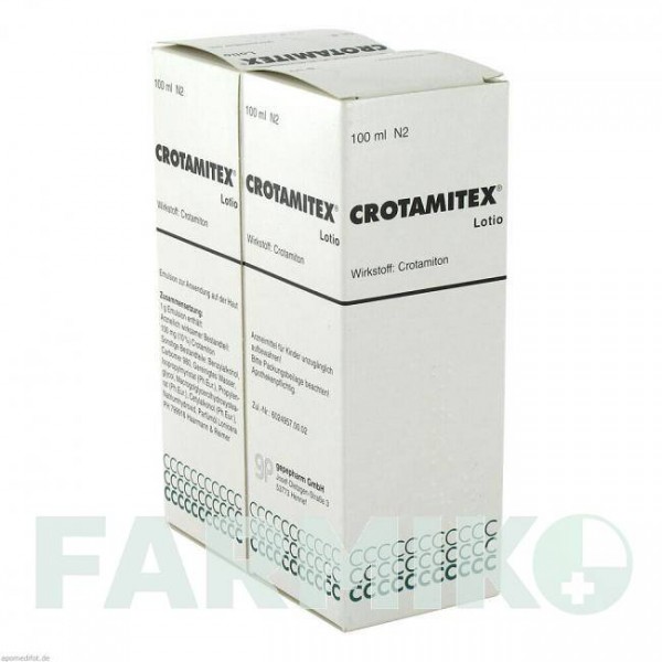 КРОТАМИТЕКС (CROTAMITEX) лосьон 200 мл - Кротамитон GEPEPHARM