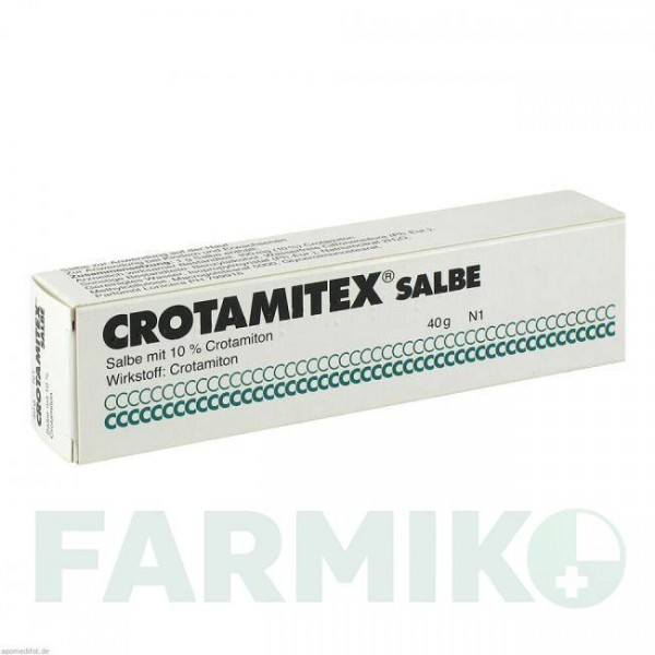 КРОТАМИТЕКС (CROTAMITEX) мазь 40 г - Кротамитон GEPEPHARM