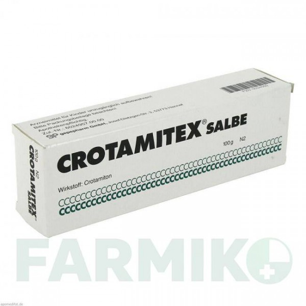 КРОТАМИТЕКС (CROTAMITEX) мазь 100 г - Кротамитон GEPEPHARM