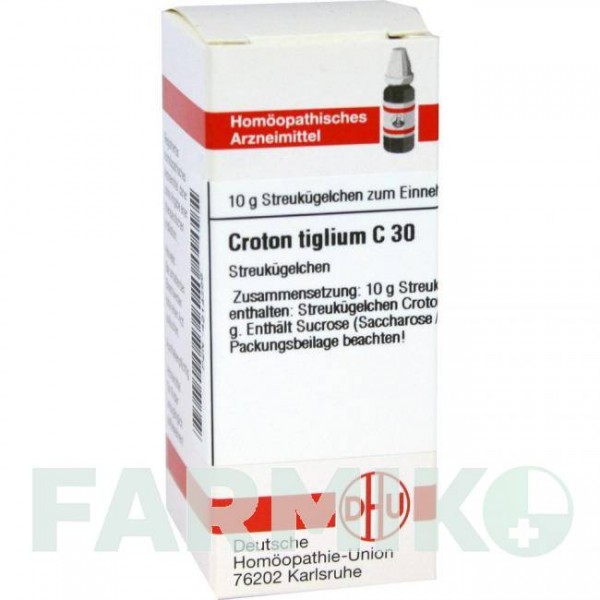 КРОТОН ТИГЛИУМ (CROTON TIGLIUM) C 30 глобули 10 г - Гомеопатия DHU