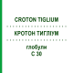 КРОТОН ТИГЛИУМ (CROTON TIGLIUM) C 30 глобули 1,5 г - Гомеопатия GUDJONS
