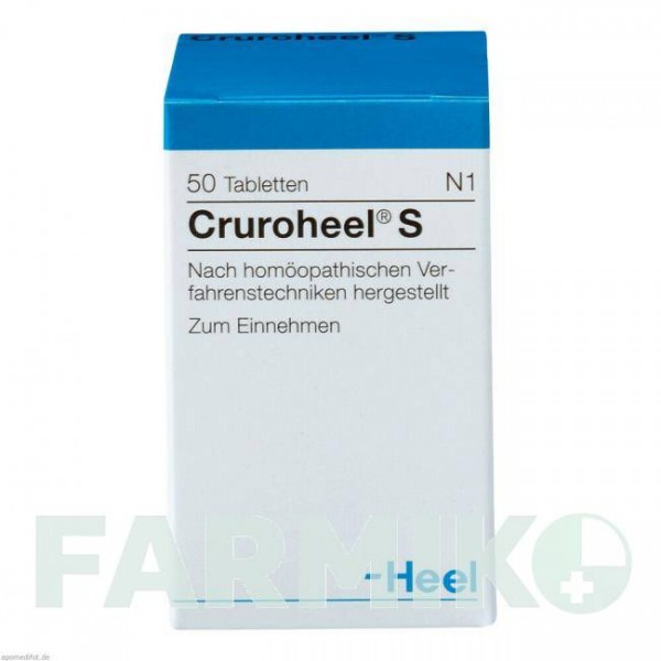 КРУРОХЕЛЬ (CRUROHEEL) таблетки 50 шт - Гомеопатия BIOLOGISCHE HEILMITTEL HEEL
