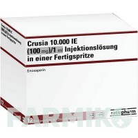КРУЗІЯ (CRUSIA) 10000 МО 100 мг/1 мл розчин 12 шт - Еноксапарин RATIOPHARM