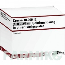 КРУЗІЯ (CRUSIA) 10000 МО 100 мг/1 мл розчин 12 шт - Еноксапарин RATIOPHARM
