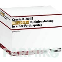 КРУЗІЯ (CRUSIA) 8000 МО 80 мг/0,8 мл розчин 12 шт - Еноксапарин RATIOPHARM