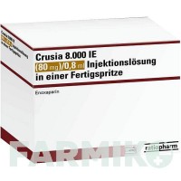 КРУЗІЯ (CRUSIA) 8000 МО 80 мг/0,8 мл розчин 24 шт - Еноксапарин RATIOPHARM