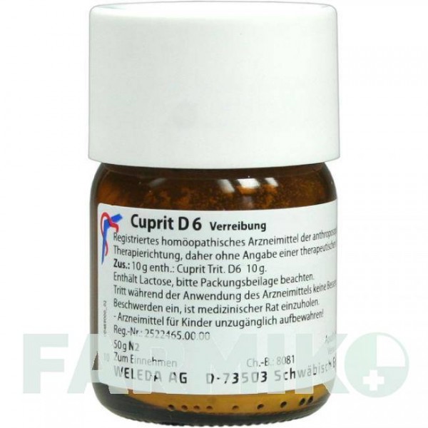 КУПРИТ (CUPRIT) D 6 тритурація 50 г - Гомеопатія WELEDA