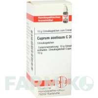 КУПРУМ АЦЕТИКУМ (CUPRUM ACETICUM) C 30 глобули 10 г - Гомеопатія DHU