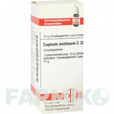 КУПРУМ АЦЕТИКУМ (CUPRUM ACETICUM) C 30 глобули 10 г - Гомеопатия DHU