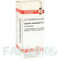 КУПРУМ АЦЕТИКУМ (CUPRUM ACETICUM) D 12 глобули 10 г - Гомеопатія DHU