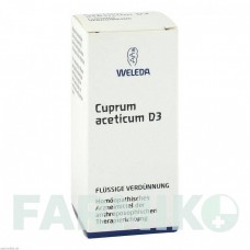 КУПРУМ АЦЕТИКУМ (CUPRUM ACETICUM) D 3 розчин 50 мл - Гомеопатія WELEDA