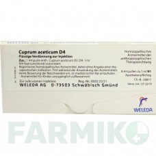 КУПРУМ АЦЕТИКУМ (CUPRUM ACETICUM) D 4 ампули 8x1 мл - Гомеопатія WELEDA