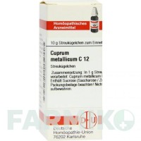 КУПРУМ МЕТАЛІКУМ (CUPRUM METALLICUM) C 12 глобули 10 г - Гомеопатія DHU
