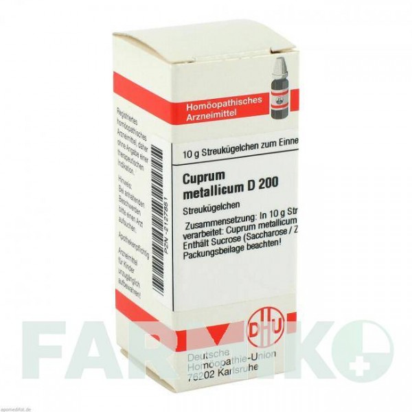 КУПРУМ МЕТАЛІКУМ (CUPRUM METALLICUM) D 200 глобули 10 г - Гомеопатія DHU