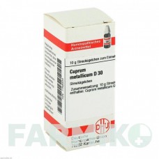 КУПРУМ МЕТАЛЛИКУМ (CUPRUM METALLICUM) D 30 глобули 10 г - Гомеопатия DHU