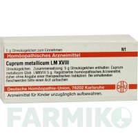 КУПРУМ МЕТАЛІКУМ (CUPRUM METALLICUM) LM XVIII глобули 5 г - Гомеопатія DHU