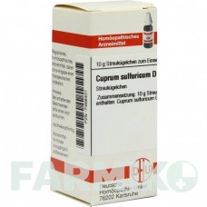 КУПРУМ СУЛЬФУРИКУМ (CUPRUM SULFURICUM) D 12 глобули 10 г - Гомеопатия DHU