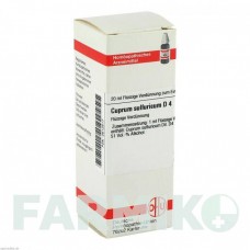 КУПРУМ СУЛЬФУРИКУМ (CUPRUM SULFURICUM) D 4 раствор 20 мл - Гомеопатия DHU