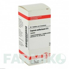 КУПРУМ СУЛЬФУРИКУМ (CUPRUM SULFURICUM) D 6 таблетки 80 шт - Гомеопатия DHU