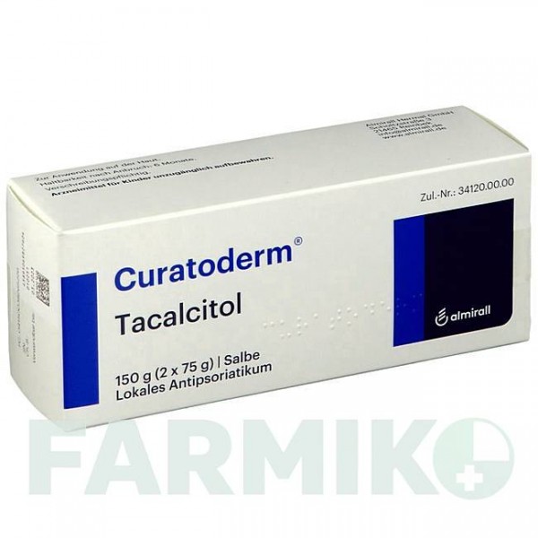 КУРАТОДЕРМ (CURATODERM) мазь 2x75 г - Такальцитол ALMIRALL