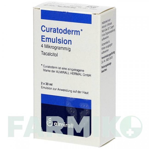 КУРАТОДЕРМ (CURATODERM) емульсія 60 мл - Такальцитол KOHLPHARMA