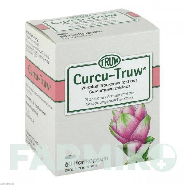 КУРКУ ТРУВ (CURCU TRUW) капсули 60 шт - Куркума кореневища MED PHARMA SERVICE