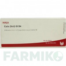 КУТІС (CUTIS) D 4 ампули 10x1 мл - Гомеопатія WALA HEILMITTEL