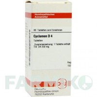 ЦИКЛАМЕН (CYCLAMEN) D 4 таблетки 80 шт - Гомеопатия DHU