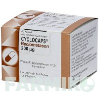 ЦИКЛОКАПС (CYCLOCAPS) 200 мкг капсули 60 шт - Беклометазон PB PHARMA