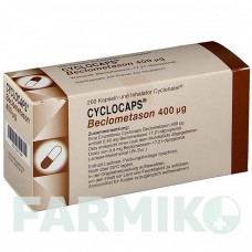 ЦИКЛОКАПС (CYCLOCAPS) 400 мкг капсулы 200 шт - Беклометазон PB PHARMA