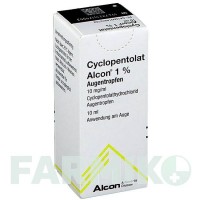 ЦИКЛОПЕНТОЛАТ (CYCLOPENTOLAT) 1% капли 10 мл - Циклопентолат ALCON