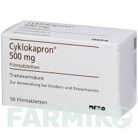 ЦИКЛОКАПРОН (CYKLOKAPRON) 500 мг таблетки 50 шт - Транексамова кислота 1 0 1 CAREFARM