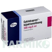 ЦИКЛОКАПРОН (CYKLOKAPRON) 500 мг розчин 10x5 мл - Транексамова кислота PFIZER