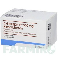 ЦИКЛОКАПРОН (CYKLOKAPRON) таблетки 100 шт - Транексамовая кислота ACA MULLER-ADAG PHARMA