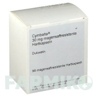 СІМБАЛТА (CYMBALTA) 30 мг капсули 98 шт - Дулоксетин CC PHARMA